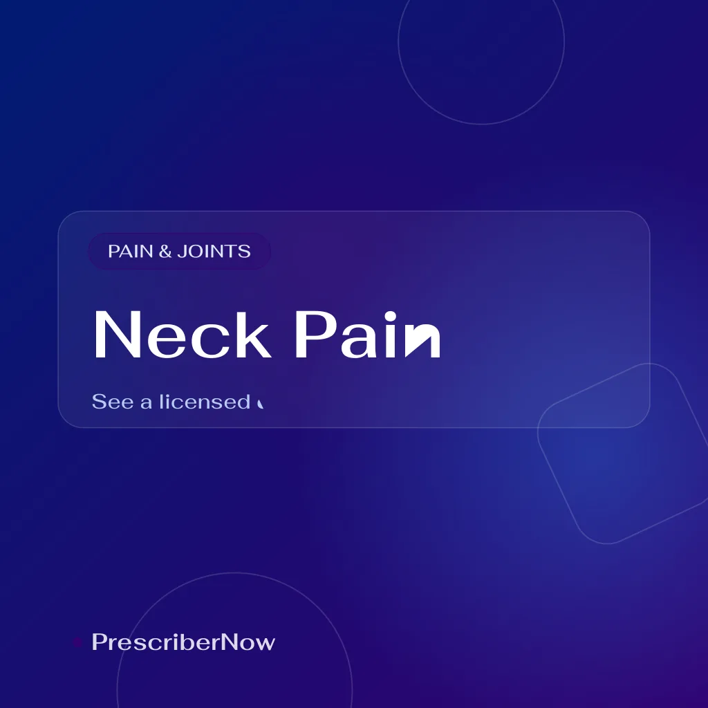 Neck pain cervical strain