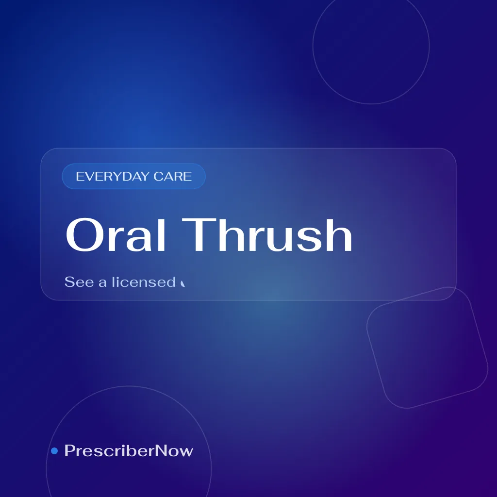 Oral thrush candidiasis
