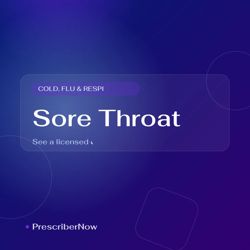 Sore throat pharyngitis